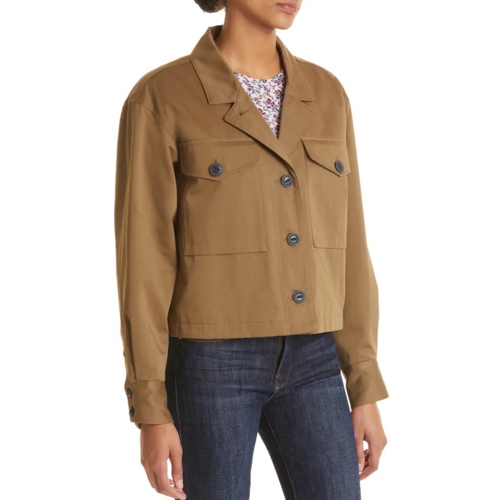 Rag & Bone Jessie Cotton Shirt Jacket Womens L